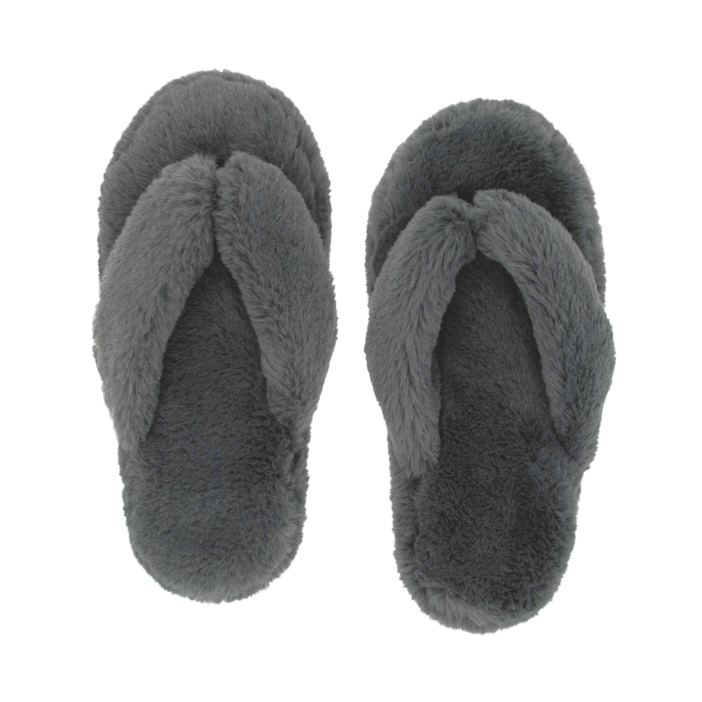 Grey Cottontail Flip Flop Slippers