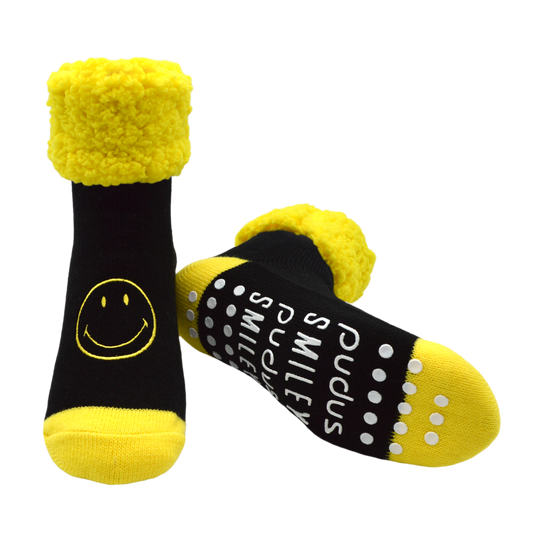 Smiley® Black - Classic Slipper Sock