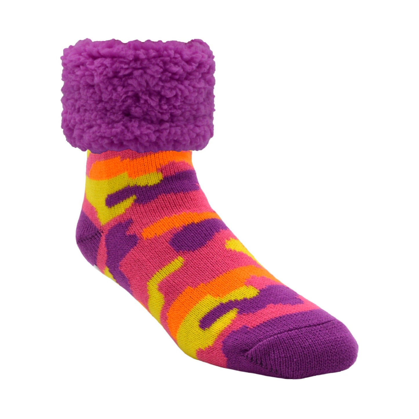 Camo Purple - Classic Slipper Sock