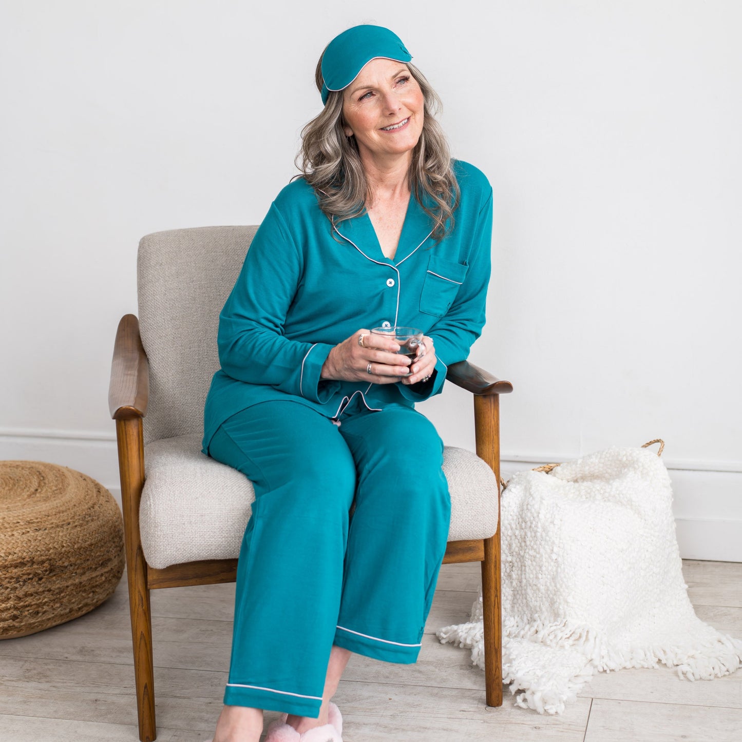 Korrah Pajama Shirt | Harbour Blue