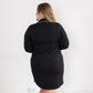 Gracie Sleep Shirt Dress | Black