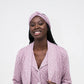 Erica Headband | Elderberry with Cloud Dots