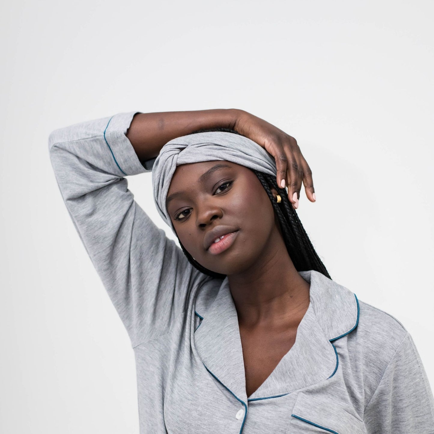 Erica Headband | Heather Grey