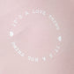 Eye Mask | It's a Hug Thing | Pink Dogwood