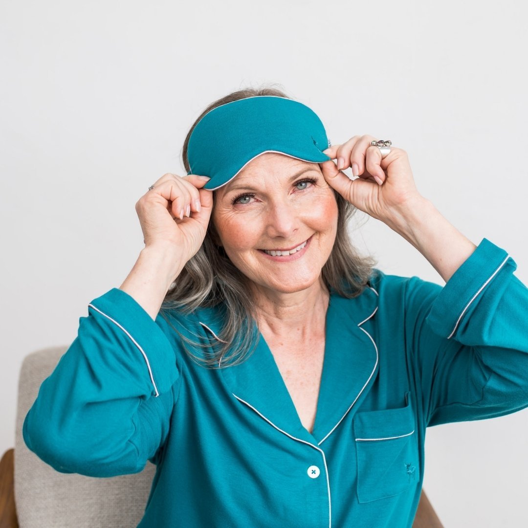 Eye Mask | Tonal Pudu | Harbour Blue