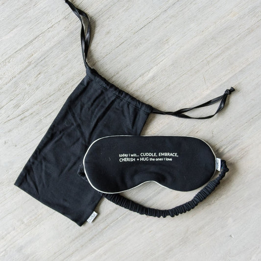 Eye Mask | Today I will... | Black