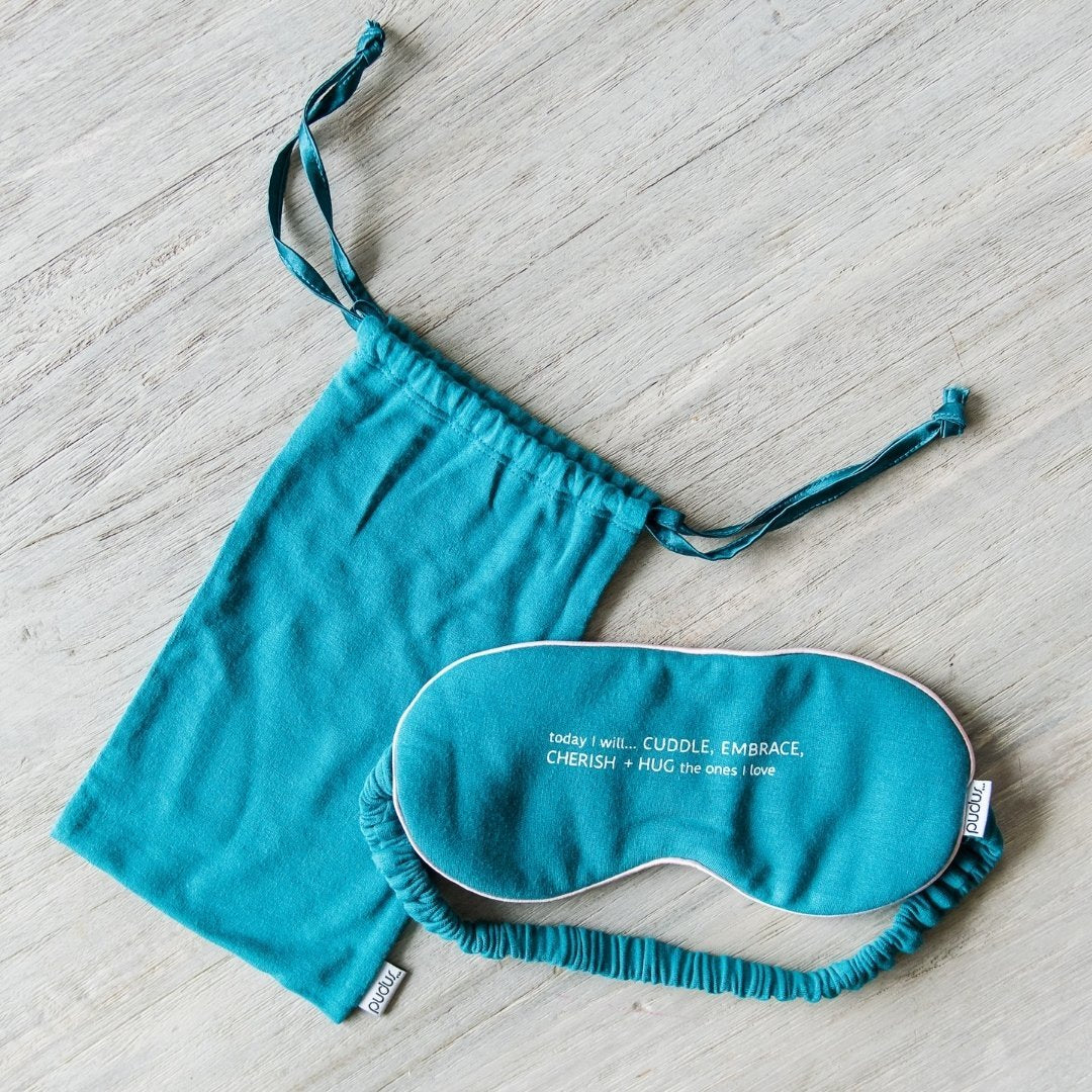 Eye Mask | Today I will... | Harbour Blue