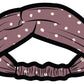 Erica Headband | Elderberry with Cloud Dots
