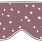 Jessie Eye Mask | Elderberry with Cloud Dots