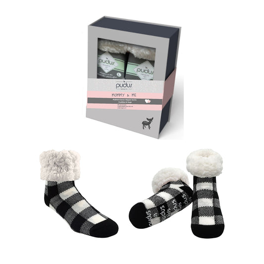 Mommy and Me Lumberjack White Gift Box