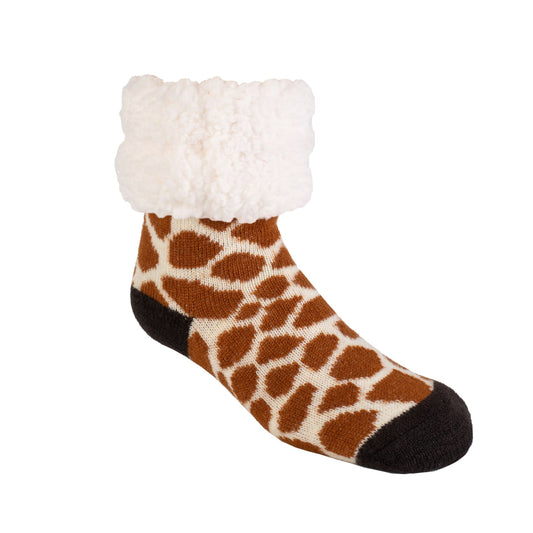 Giraffe Brown - Classic Slipper Sock