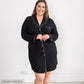 Gracie Sleep Shirt Dress | Black