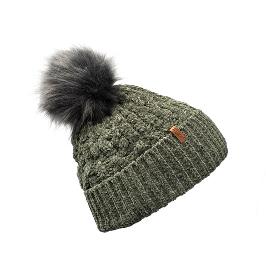 Beetle Chenille - Cable Knit Hat Adult