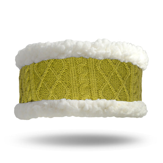 Headband | Cable knit Green