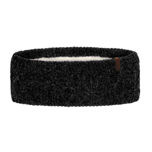 Recycled Headband - Chenille Knit Black