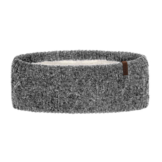 Recycled Headband - Chenille Knit Charcoal