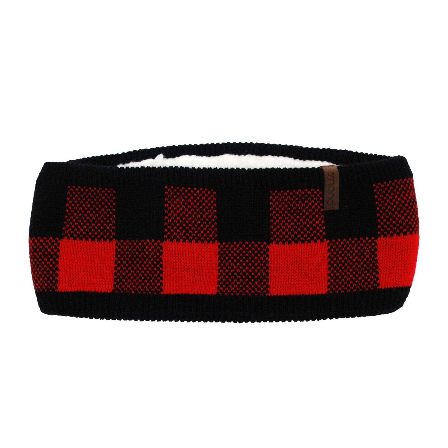 Recycled Headband - Lumberjack Red