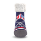 Pudus Cozy Winter Slipper Socks for Women and Men with Non-Slip Grippers and Faux Fur Sherpa Fleece - Adult Regular Fuzzy Socks USA Hockey - Classic Slipper Sock