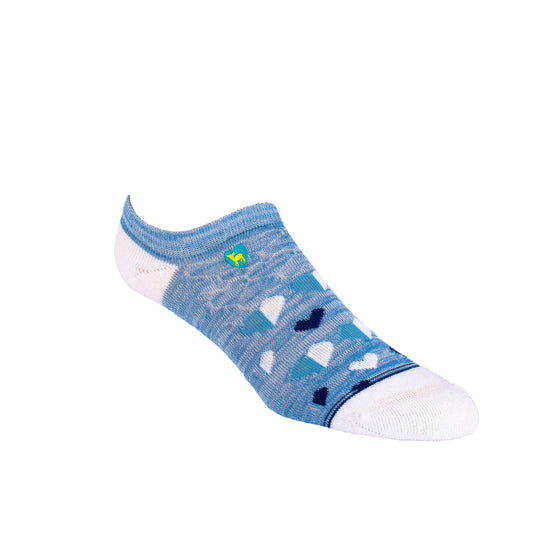 My Heart is Blue - Bamboo Ankle Socks