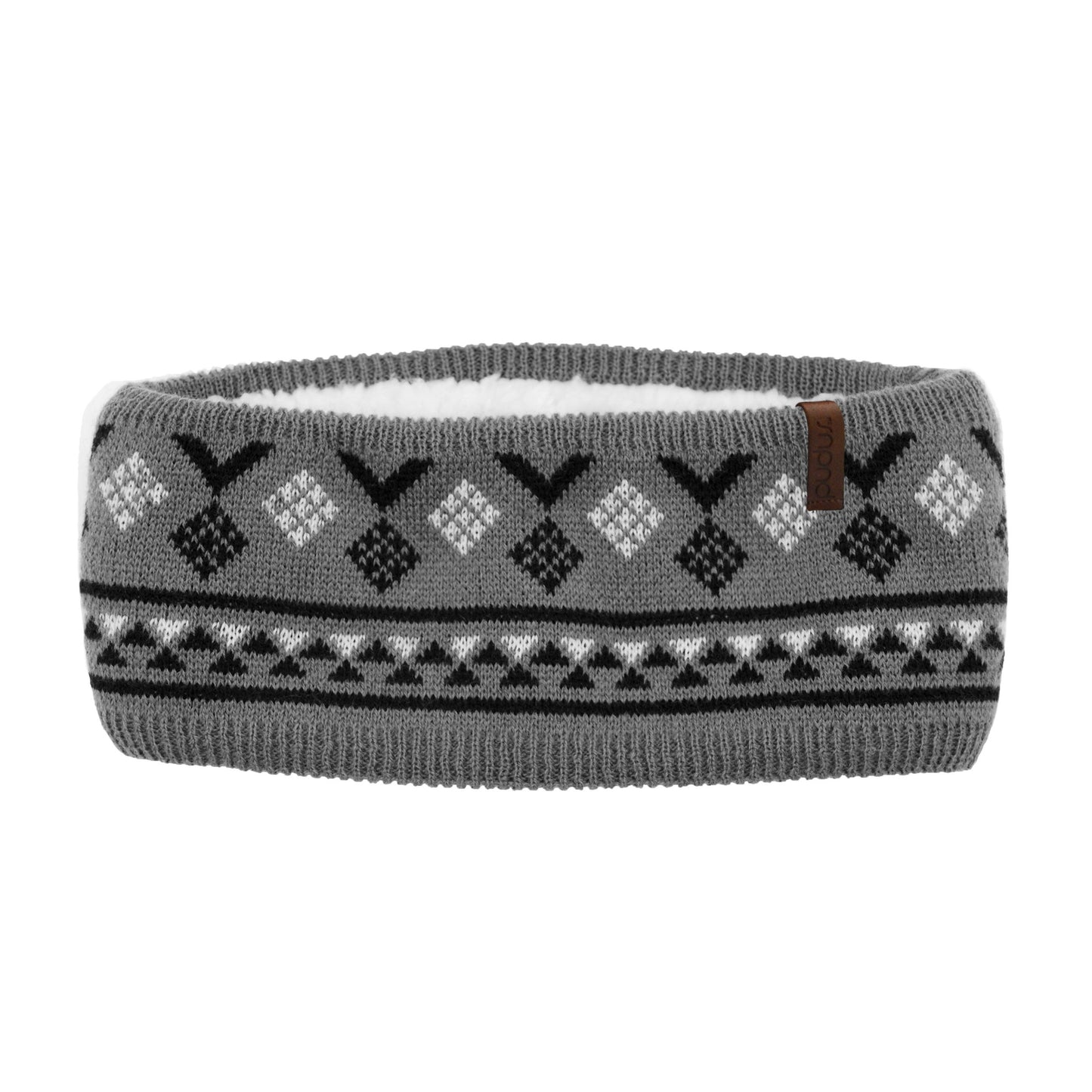 Geometric Black - Headband Adult