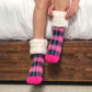 Plaid Lumberjack Pink - Classic Slipper Sock