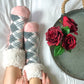 Argyle Blush - Classic Slipper Sock