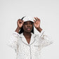 Jessie Eye Mask | Cloud with Black Dots