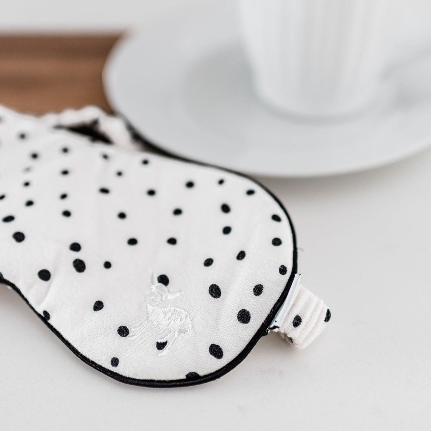 Jessie Eye Mask | Cloud with Black Dots
