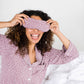 Jessie Eye Mask | Elderberry with Cloud Dots