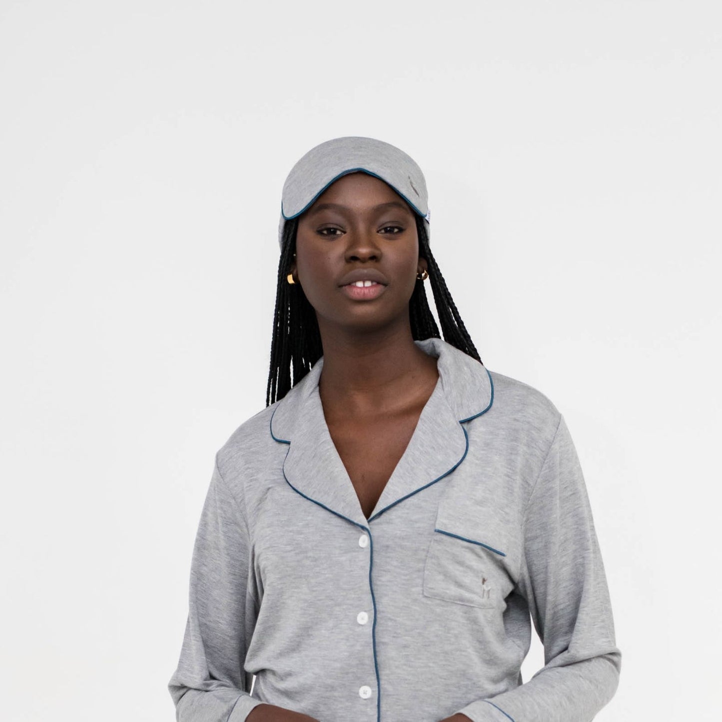 Jessie Eye Mask | Heather Grey