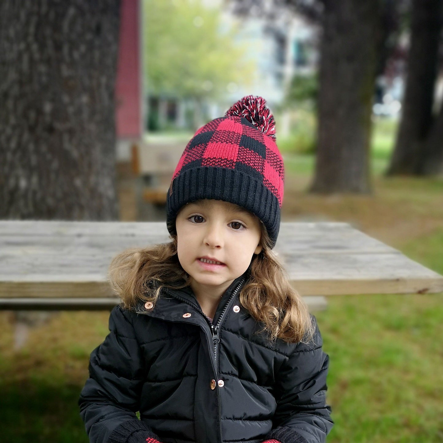 Lumberjack Red with Pom Pom - Hat Kids