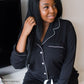 Korrah Pajama Shirt | Black