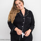 Korrah Pajama Shirt | Black
