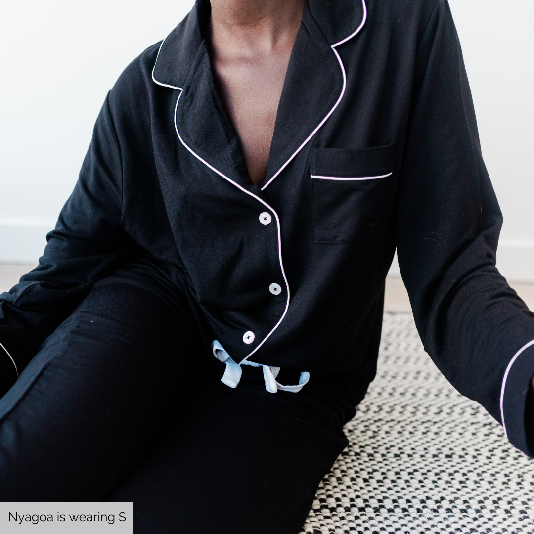 Korrah Pajama Shirt | Black