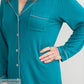 Korrah Pajama Shirt | Harbour Blue