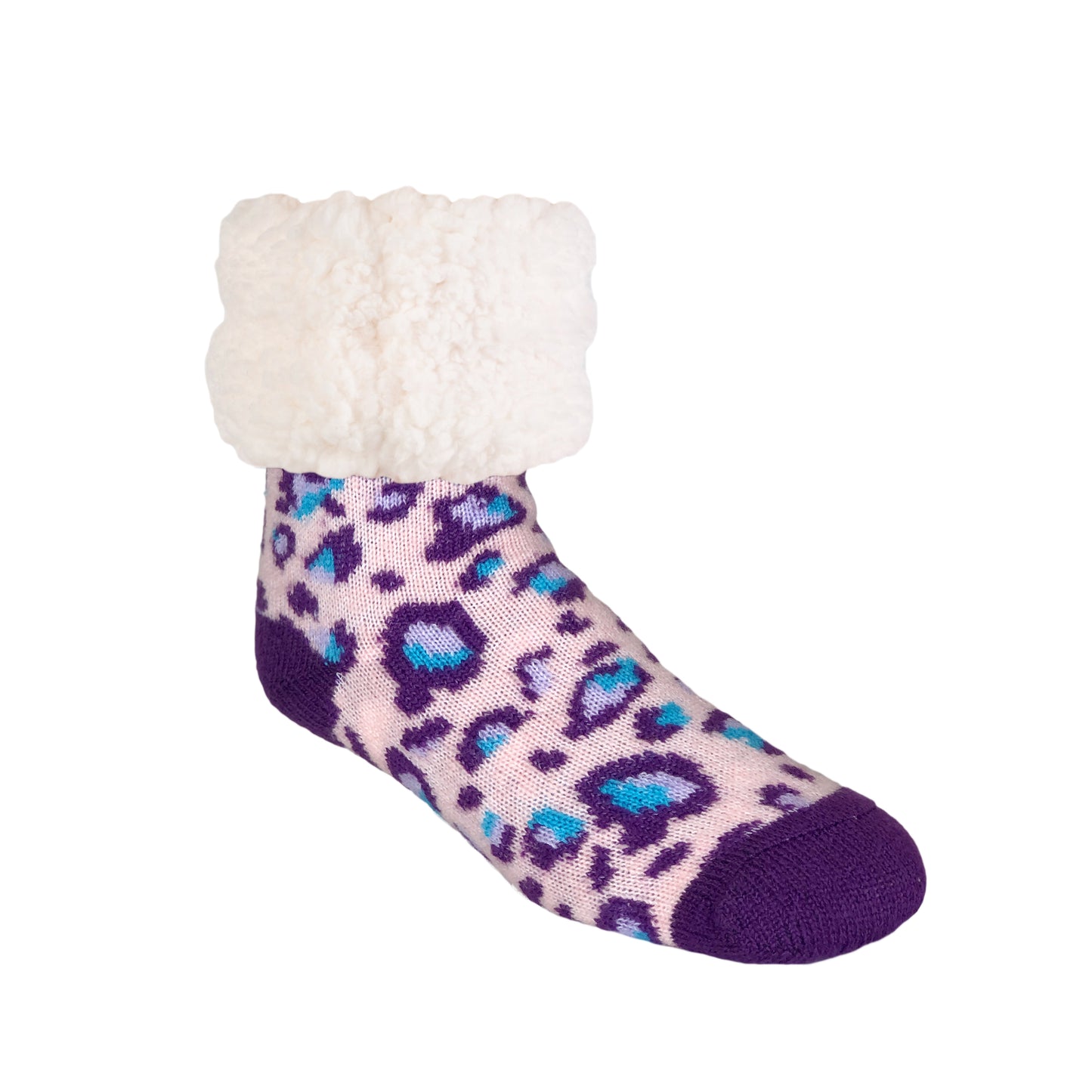 Leopard Pink - Classic Slipper Sock