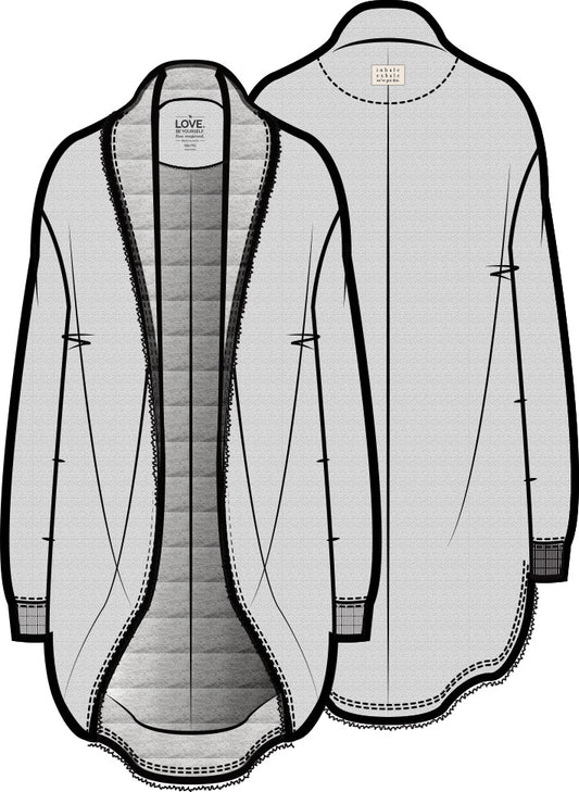 Florence Easy House Cardigan | Pebble Grey