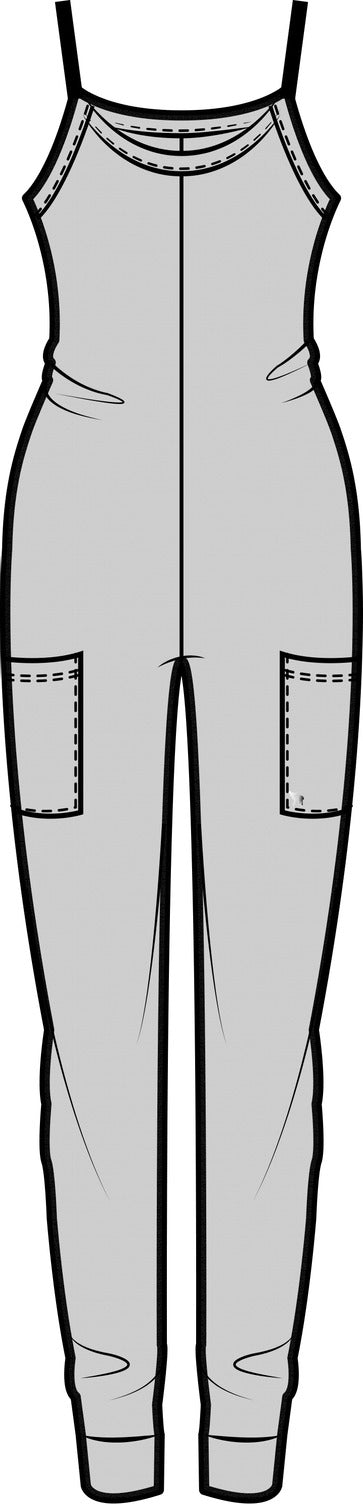 Harper Jumpsuit | Pebble Grey