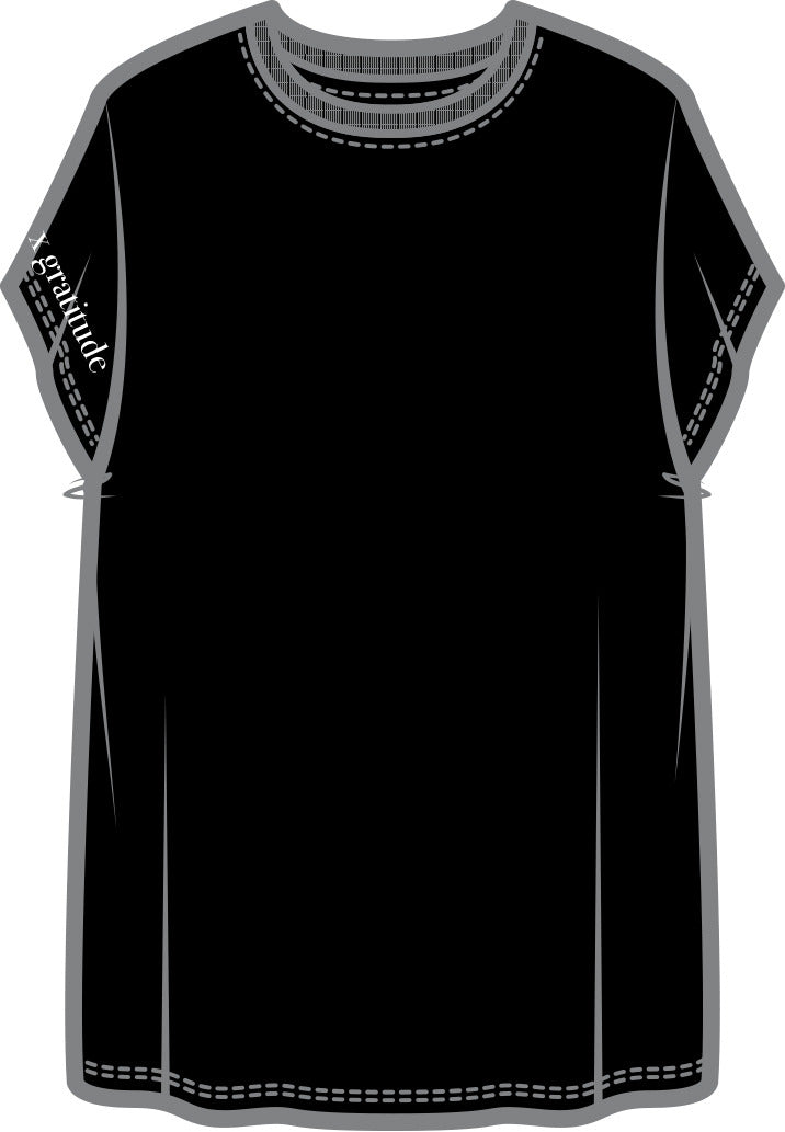 Lilac Mindfulness Classic T-Shirt | Black