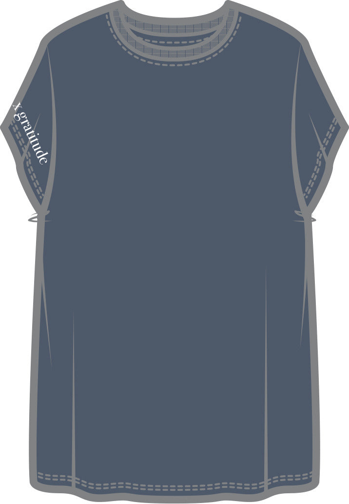 Lilac Mindfulness Classic T-Shirt | Gray Dawn