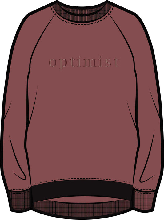 Olivia "Optimist" Oversized Sweatshirt | Fiesta