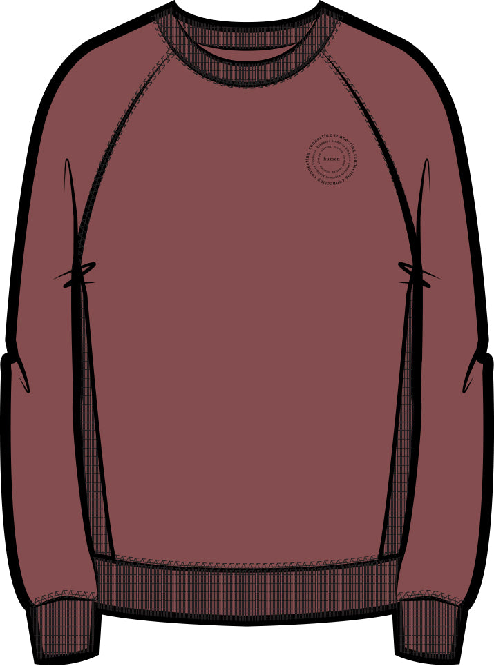 Mila Human Crew Neck Sweatshirt | Fiesta