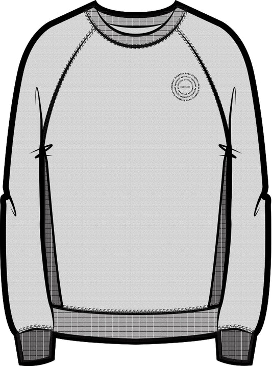 Mila Sunshine Crew Neck Sweatshirt | Pebble Grey