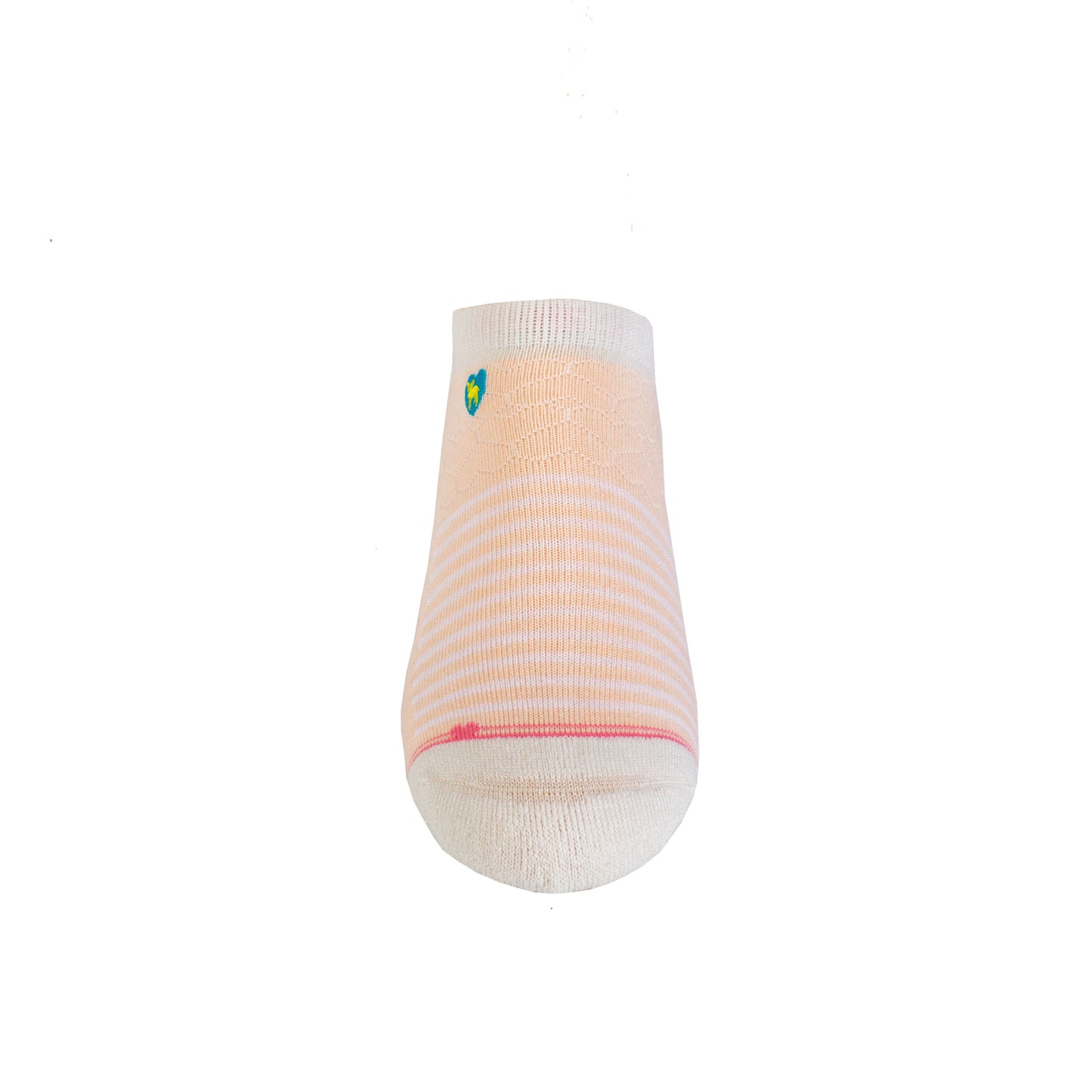 A Line in the Sand Peach - Bamboo Ankle Socks