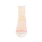 A Line in the Sand Peach - Bamboo Uptown Quarter Crew Socks