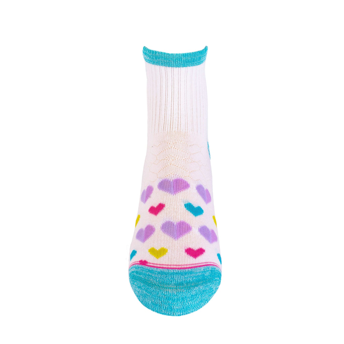 Love Multi - Bamboo Uptown Quarter Crew Socks