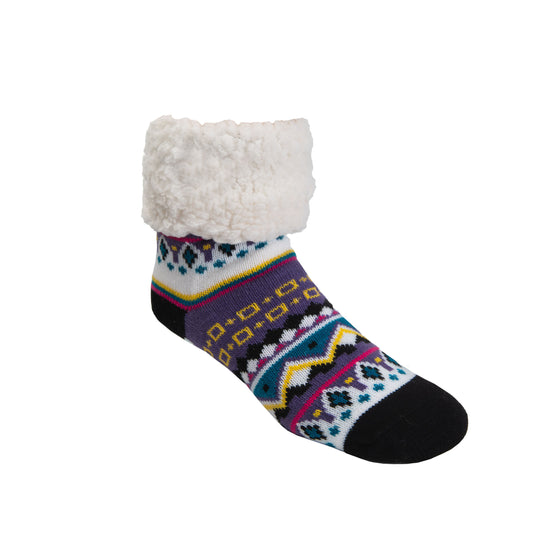 Nordic Purple - Classic Slipper Sock