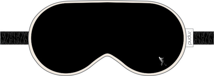 Jessie Eye Mask | Tonal Pudu Black
