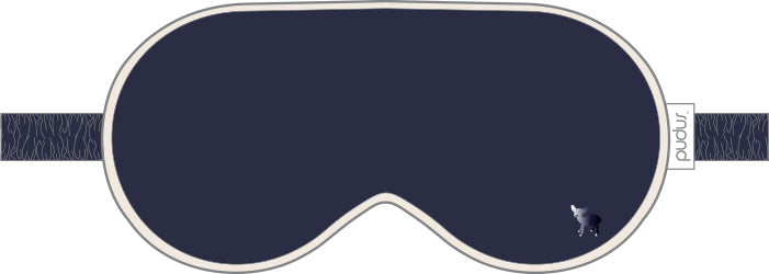 Jessie Eye Mask | Tonal Pudu | Blue Sail