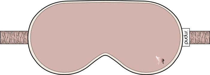 Jessie Eye Mask | Tonal Pudu | Daydream Pink